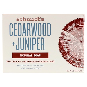 Отзывы о Schmidt's, Natural Soap, Cedarwood + Juniper, 5 oz (142 g)