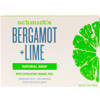 Schmidt's Naturals, Natural Soap, Bergamot + Lime, 5 oz (142 g)