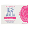 Schmidt's Naturals, Natural Soap, Rose + Vanilla, 5 oz (142 g)
