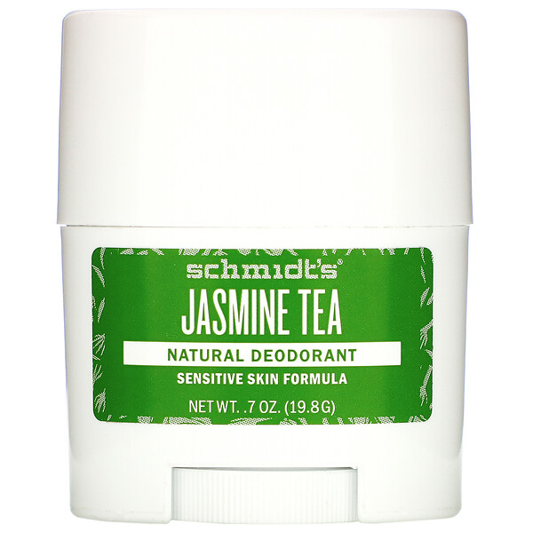 Schmidt's Naturals, Natural Deodorant, Sensitive Skin Formula, Jasmine Tea, 0.7 oz (19.8 g)