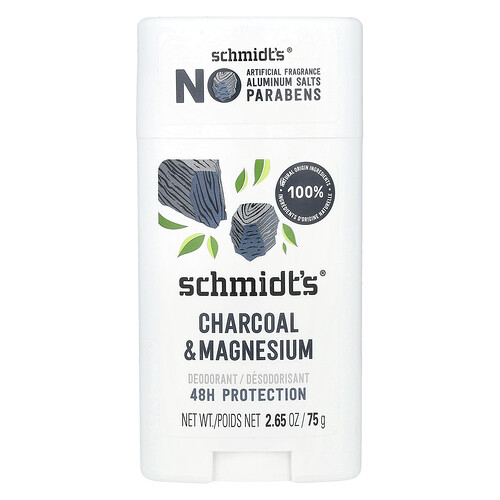 Schmidt's Deodorant, Charcoal & Magnesium, 2.65 oz (75 g)