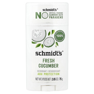 Schmidt's, дезодорант, свежий огурец, 75 г (2,65 унции)