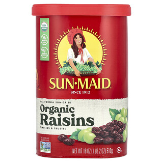 Sun-Maid, Kismis Organik Kering California, 510 g (18 ons)