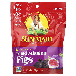Sun-Maid, California Dried Mission Figs, getrocknete California-Mission-Feigen, 198 g (7 oz.)