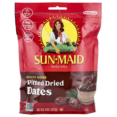 Product Image for Sun-Maid, Deglet Noor Pitted Dried Dates, 8 oz (227 g)
