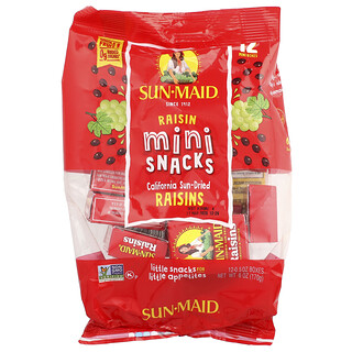 Sun-Maid, Raisin Mini Snacks, 12 Boxes, 0.5 oz Each