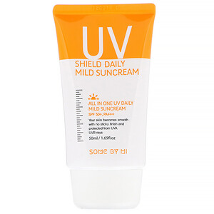 Отзывы о Some By Mi, UV Shield Daily Mild Suncream, SPF 50+ PA+++, 1.69 fl oz (50 ml)