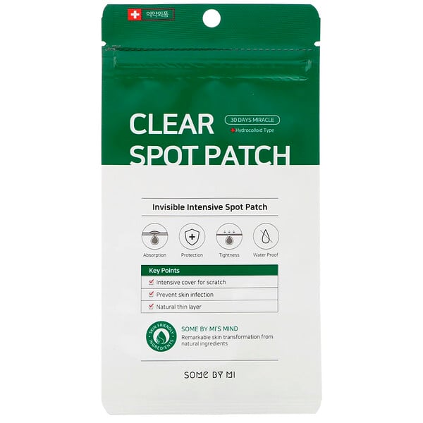 Some By Mi, 30 Days Miracle Clear Spot Patch, Ð¿Ð°Ñ‚Ñ‡Ð¸ Ð¿Ñ€Ð¾Ñ‚Ð¸Ð² Ð°ÐºÐ½Ðµ, 18Â ÑˆÑ‚.
