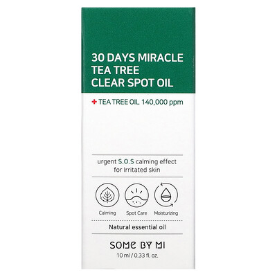 Some By Mi Масло 30 Days Miracle Tea Tree Clear Spot Oil, 10 мл