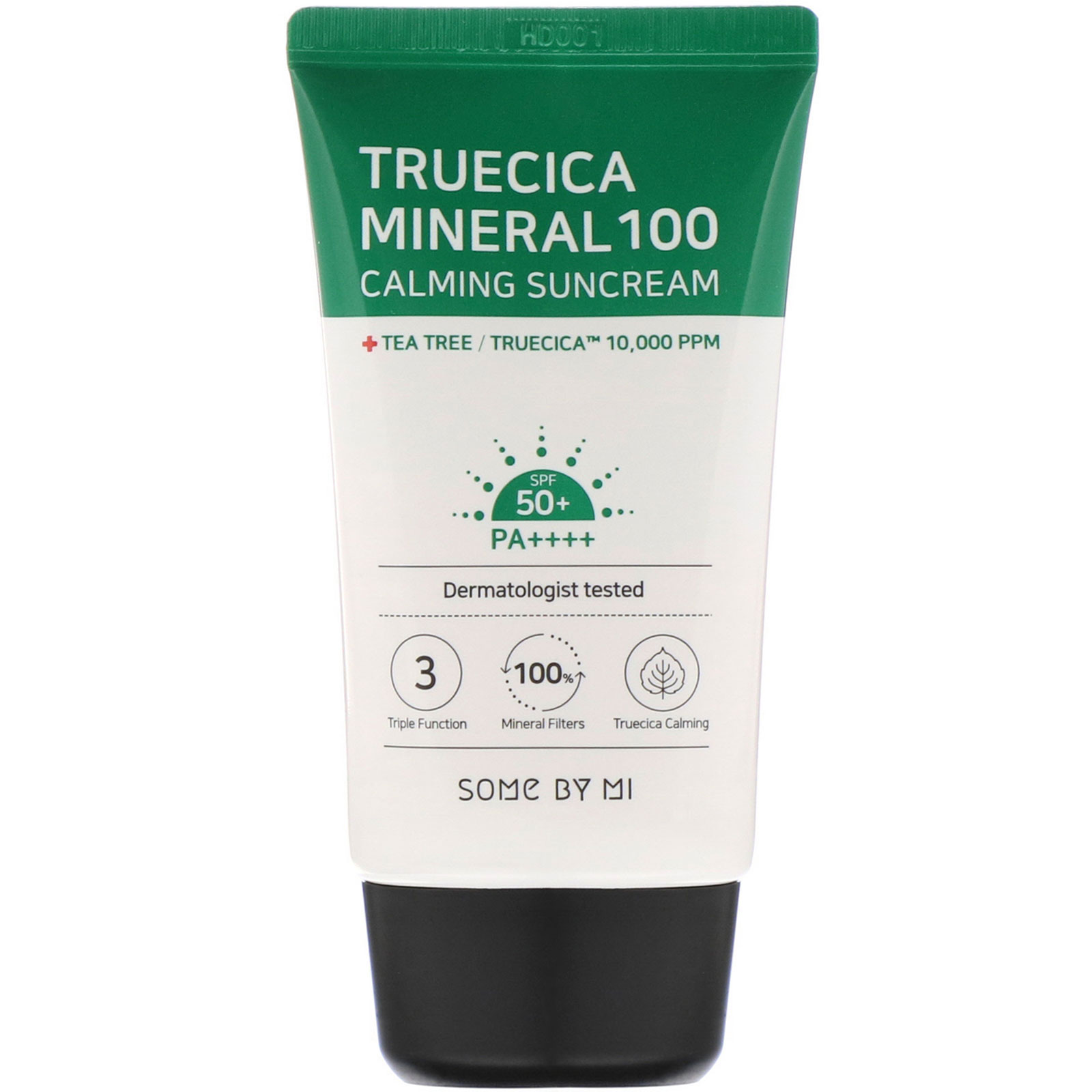 Truecica Mineral 100 Calming Suncream, SPF 50+ PA++++, 1.69 fl oz (50 ...