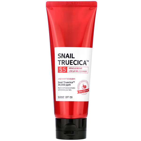 Some By Mi‏, Snail Truecica، منظف جل علاجي فائق ذو درجة حموضة منخفضة، 3.38 أونصة سائلة (100 مل)