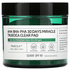 Some By Mi, AHA/BHA/PHA 30 Days Miracle Truecica Clear Pad, 70 Pads, 4.22 fl oz (125 ml)