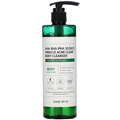 Some By Mi Miracle Acne Clear, Body Cleanser, 14.10 oz (400 g)