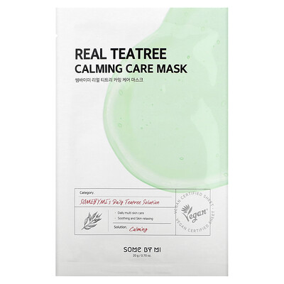 

Some By Mi Real Tea Tree Calming Care Beauty Mask 1 Sheet 0.7 oz (20 g)