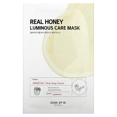 

Some By Mi Real Honey Luminous Care Beauty Mask 1 Sheet 0.7 oz (20 g)