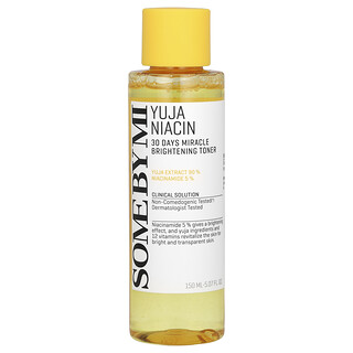 SOME BY MI, Yuja Niacin, 30 Days Bright Miracle Brightening Toner, 150 ml