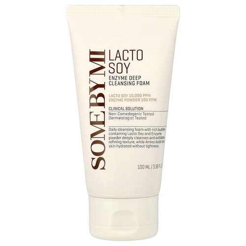 Some By Mi Lacto Soy, Enzyme Deep Cleansing Foam, 3.38 fl oz (100 ml)