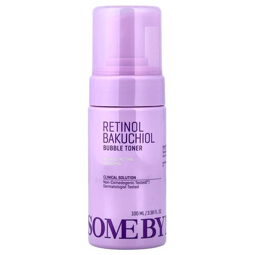 SOME BY MI, Retinol Bakuchiol Bubble Toner, Gesichtswasser mit Retinol-Bakuchiol, 100 ml (3,38 fl. oz.)