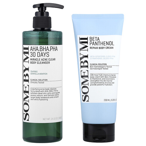 Some By Mi Body Repair Cleanser & Cream Duo, 2 Piece Set