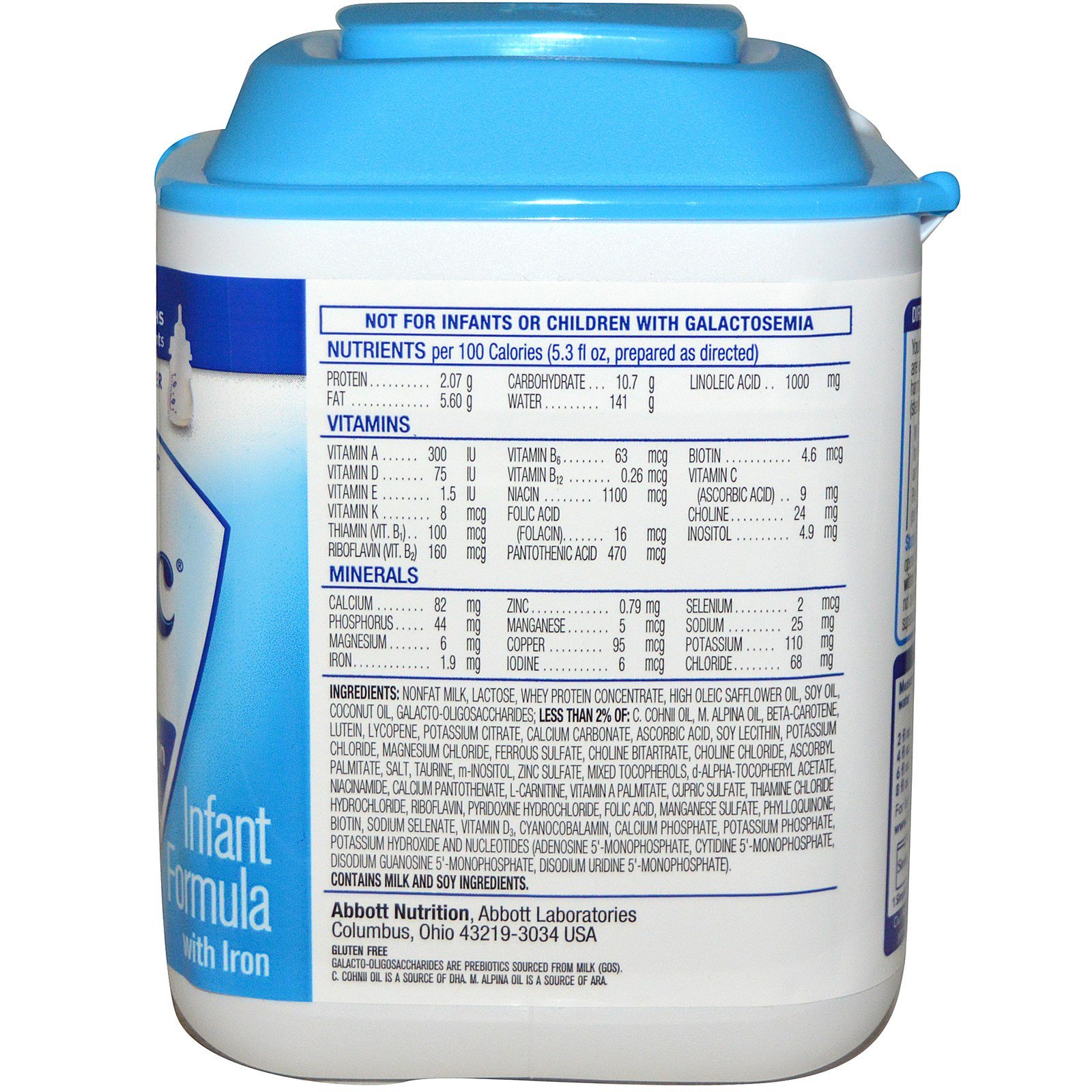 Similac Advance Formula Nutrition Facts