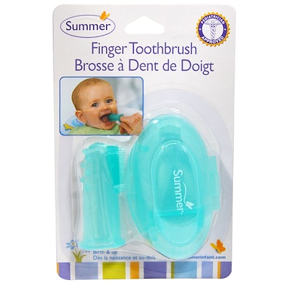 

Summer Infant Зубная щётка на палец с футляром
