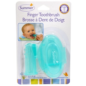 Summer Infant, Зубная щётка на палец с футляром 