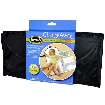 

Summer Infant ChangeAway, переносной набор пеленок, с рождения, 61 см x 33 см
