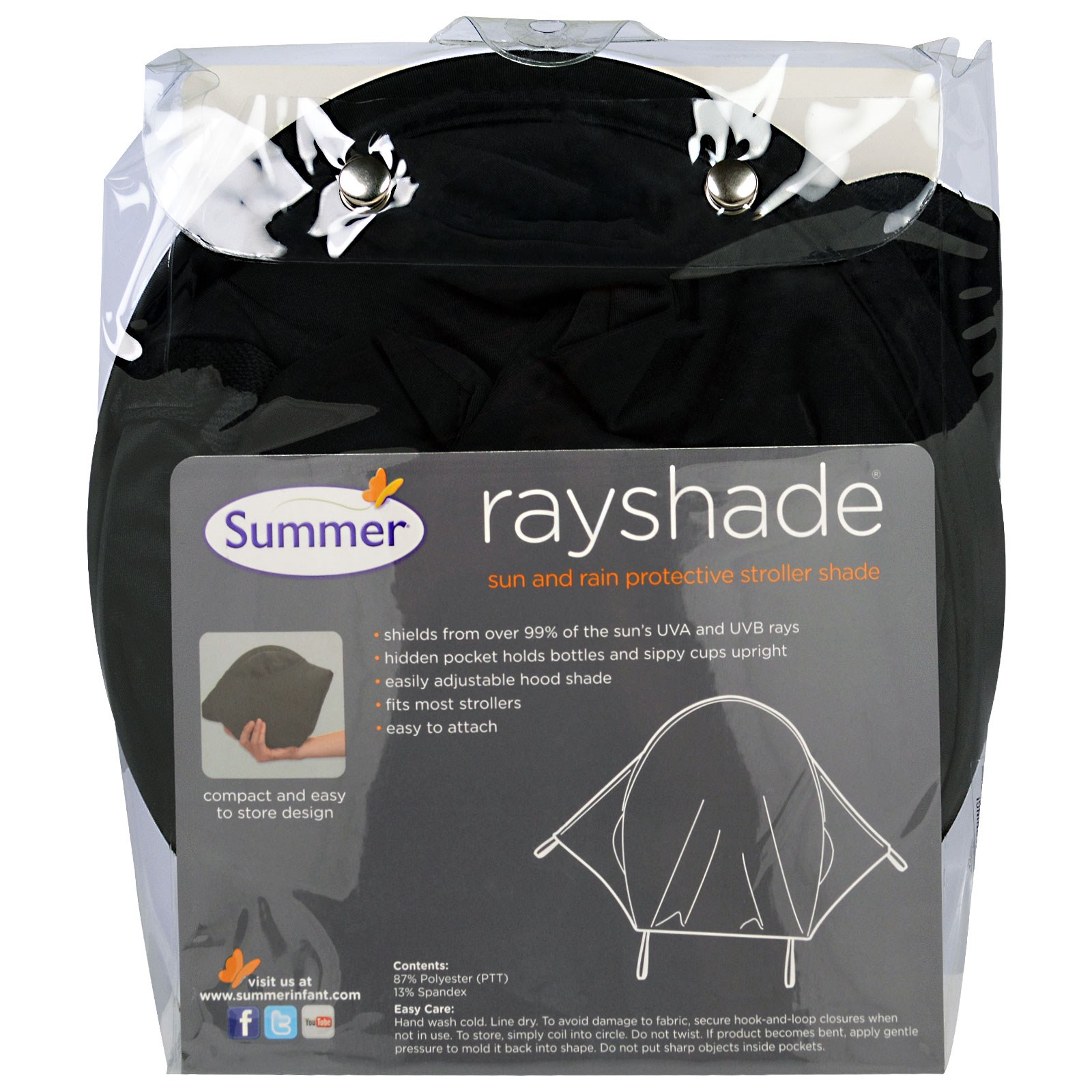 summer infant rayshade stroller cover