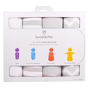 Отзывы о Саммэр Инфант, Swaddle Me, 1st Year + Sleep Solution, Grey, 4 Piece Set
