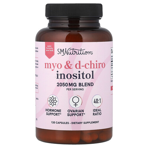 Smnutrition Myo & D-Chiro Inositol, 120 Capsules