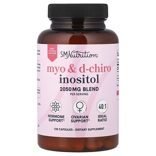 SMNutrition, Myo & D-Chiro Inositol, 120 Capsules