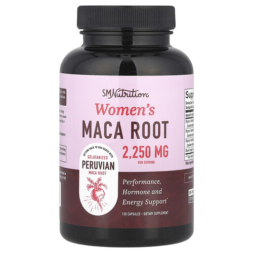 Smnutrition Women's Maca Root, 120 Capsules