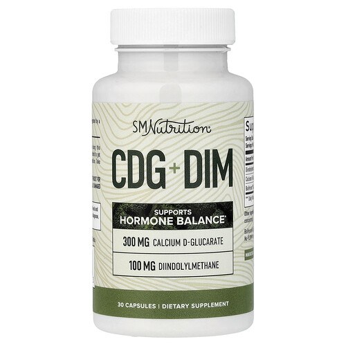 SMNutrition, CDG + DIM, 30 Kapseln