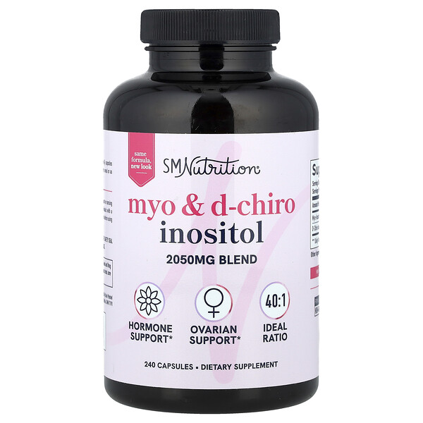 SMNutrition Myo & D-Chiro Inositol , 240 Capsules