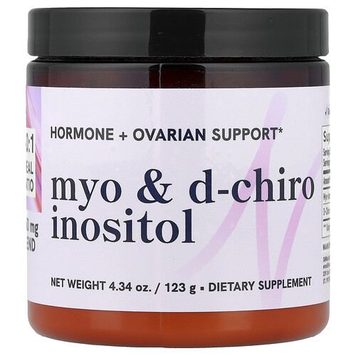 SMNutrition, Myo & D-Chiro Inositolpulver, Verhältnis 40:1, Hormon- & Eierstockunterstützung, 123 g