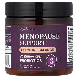 SMNutrition, Menopause Support, Unterstützung bei der Menopause, 30 Kapseln
