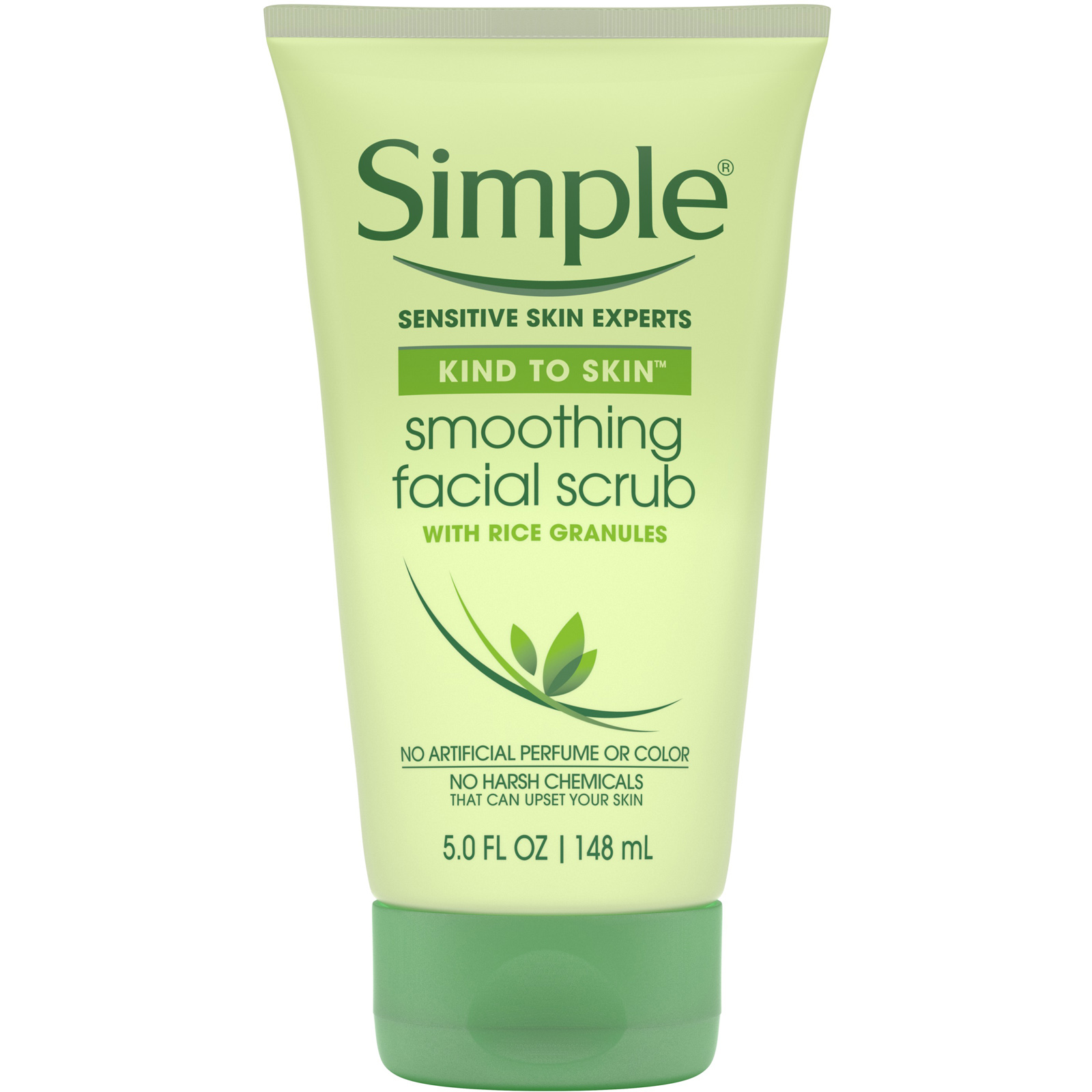Simple Skincare, Smoothing Facial Scrub, 5 fl oz (148 ml) - iHerb
