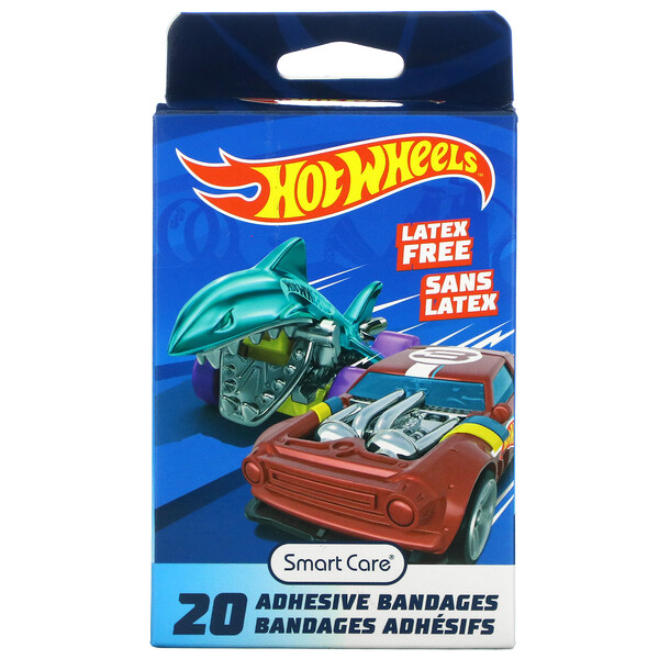 Adhesive Bandages, Hot Wheels, 20 Bandages