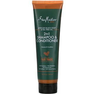 SheaMoisture, Men, 2-in 1 Shampoo & Conditioner, 10.3 fl oz (305 ml)
