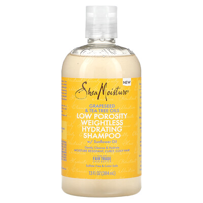 

SheaMoisture Grapeseed Oil & Tea Tree Oils Low Porosity Weightless Hydrating Shampoo 13 fl oz (384 ml)