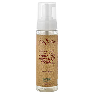 SheaMoisture, Envoltura hidratante y mousse con extracto de higo y aceite de baobab`` 222 ml (7,5 oz. Líq.)