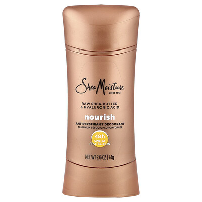 Photos - Deodorant Shea Moisture SheaMoisture SheaMoisture, Antiperspirant , Nourish, Raw Shea Butter & Hyaluronic Acid, 2.6 oz SMT-02480 (74 g)