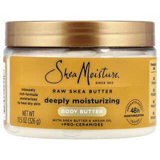 SheaMoisture, Beurre corporel hydratant en profondeur, Beurre de karité brut, 326 g