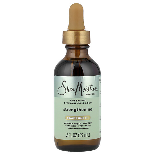 SheaMoisture, Strengthening Scalp & Hair Oil, stärkendes Kopfhaut- und Haaröl, 59 ml (2 fl. oz.)