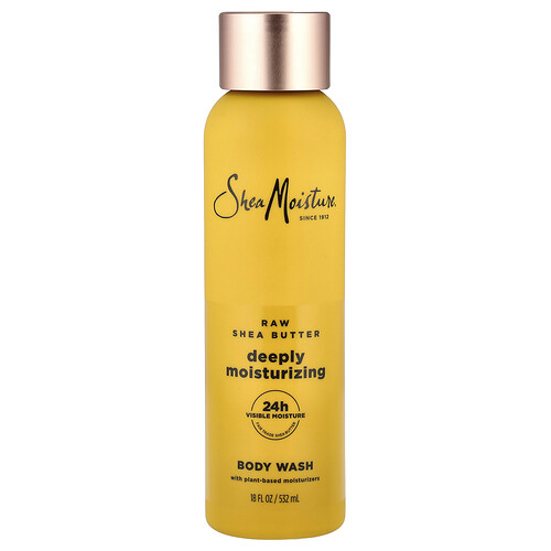 SheaMoisture, Deeply Moisturizing Body Wash, Raw Shea Butter, 18 fl oz (532 ml)