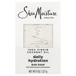 SheaMoisture, Pain de savon pour l'hydratation quotidienne, 100 % d'huile de noix de coco vierge, 227 g