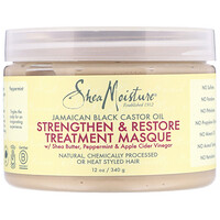 Jamaican Black Castor Oil, Strengthen & Restore Treatment Masque, 12 oz (340 g) - изображение