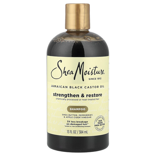 Sheamoisture Jamaican Black Castor Oil, Shampoo, 13 fl oz (384 ml)