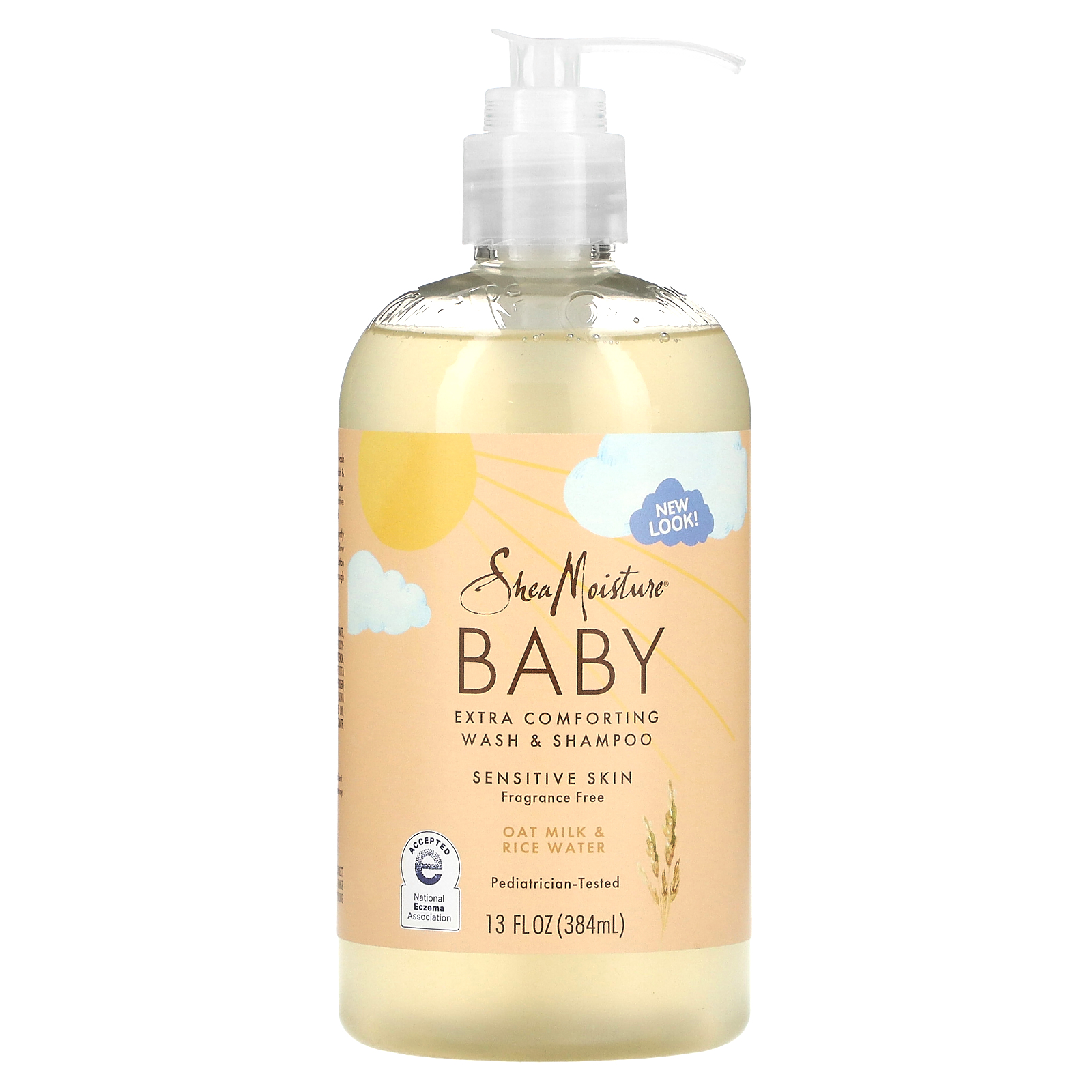SheaMoisture, Baby Extra Comforting Wash & Shampoo, Oat Milk & Rice