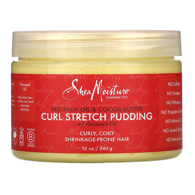 SheaMoisture Curl Stretch Pudding, Red Palm Oil & Cocoa Butter, 12 oz (340 g)